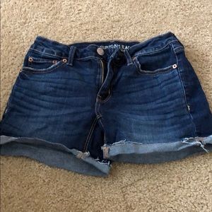 Denim shorts. American eagle size 2.